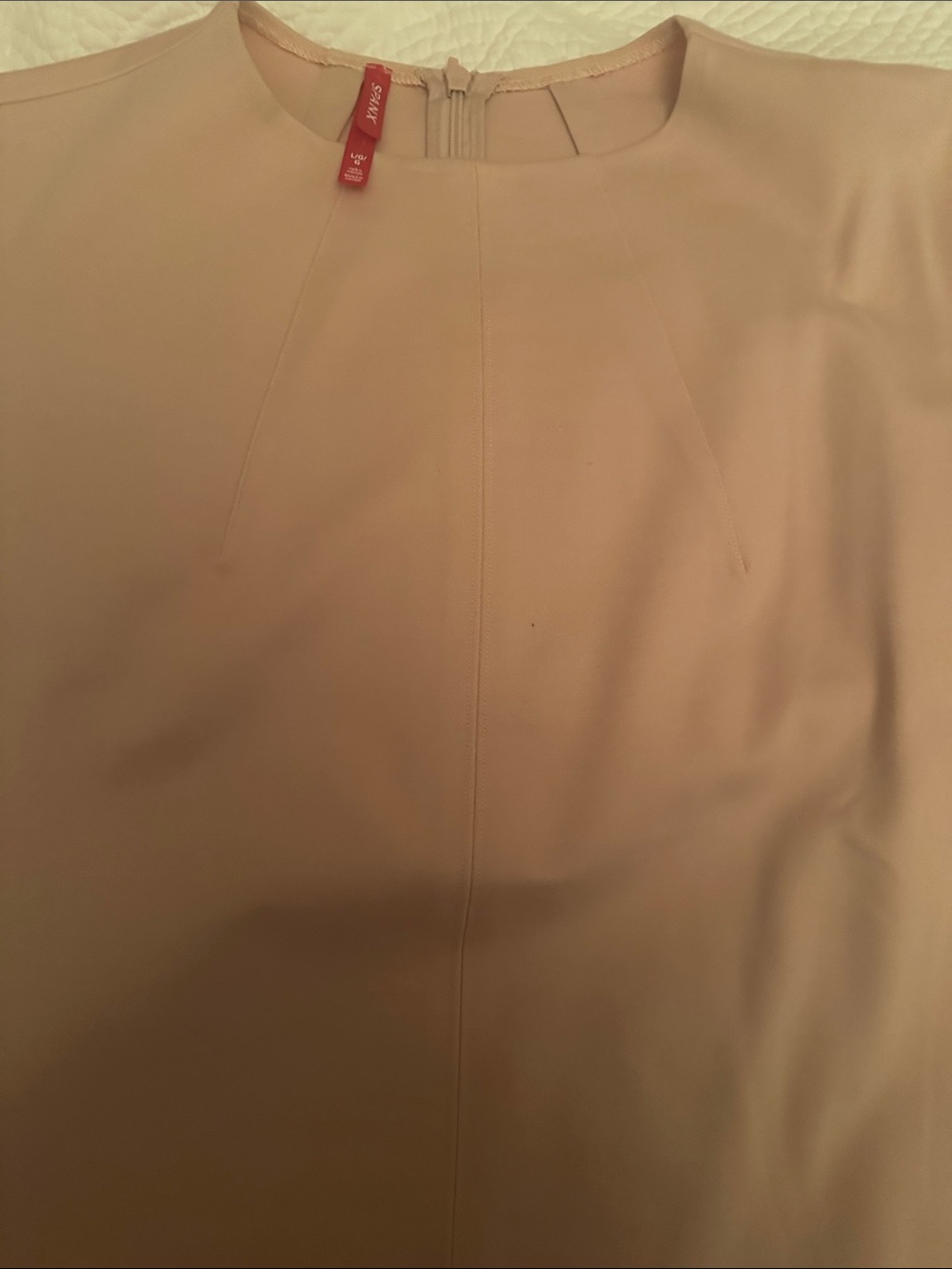 Spanx Women's Blush Pink Short Sleeve Top